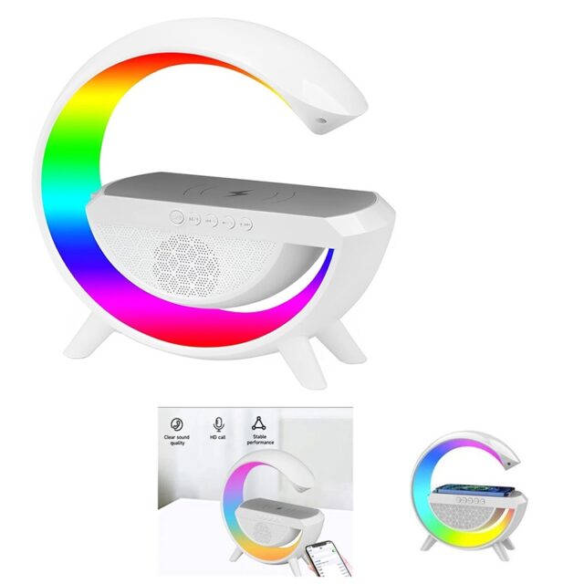 Bluetooth Speaker with Wireless Charger