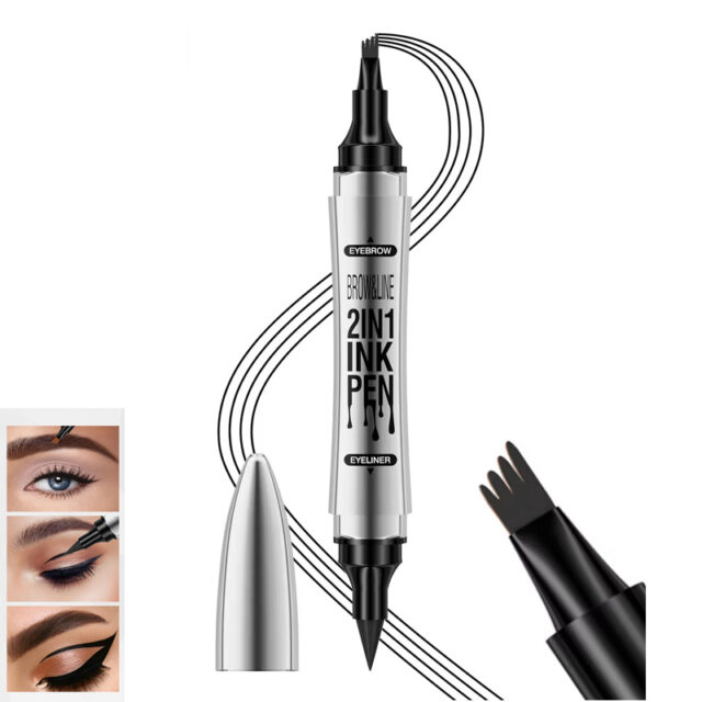 2in1 Eyebrow Contour and Eyeliner Pen