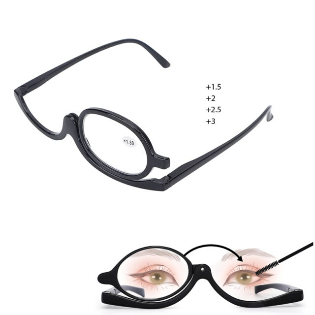 Makeup Rotatable Glasses