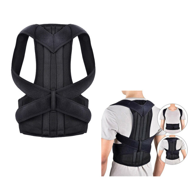 Posture and Back Support Corrector with Adjustable Straps, Enhanced Alignment