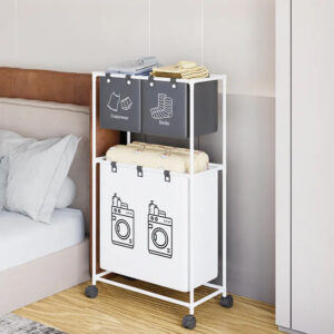 Multi-Functional Laundry Storage Basket with Wheels