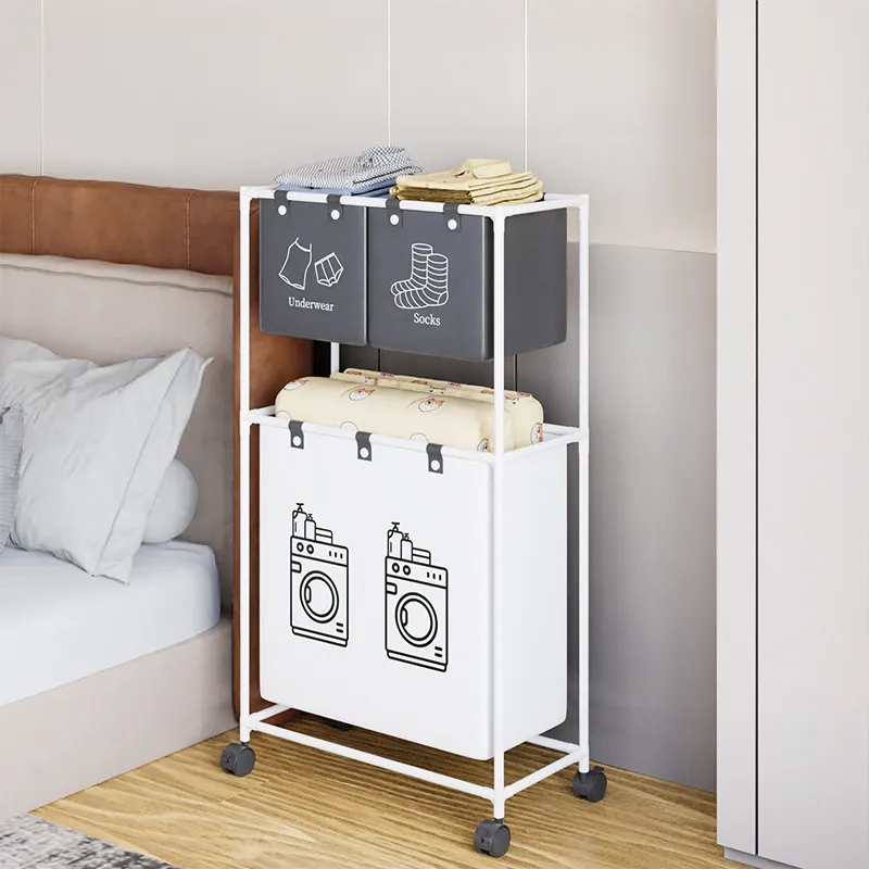 Multi-Functional Laundry Storage Basket with Wheels