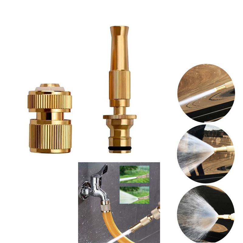 2-in-1 Hose Attachment Sprayer – Column & Umbrella Water Flow