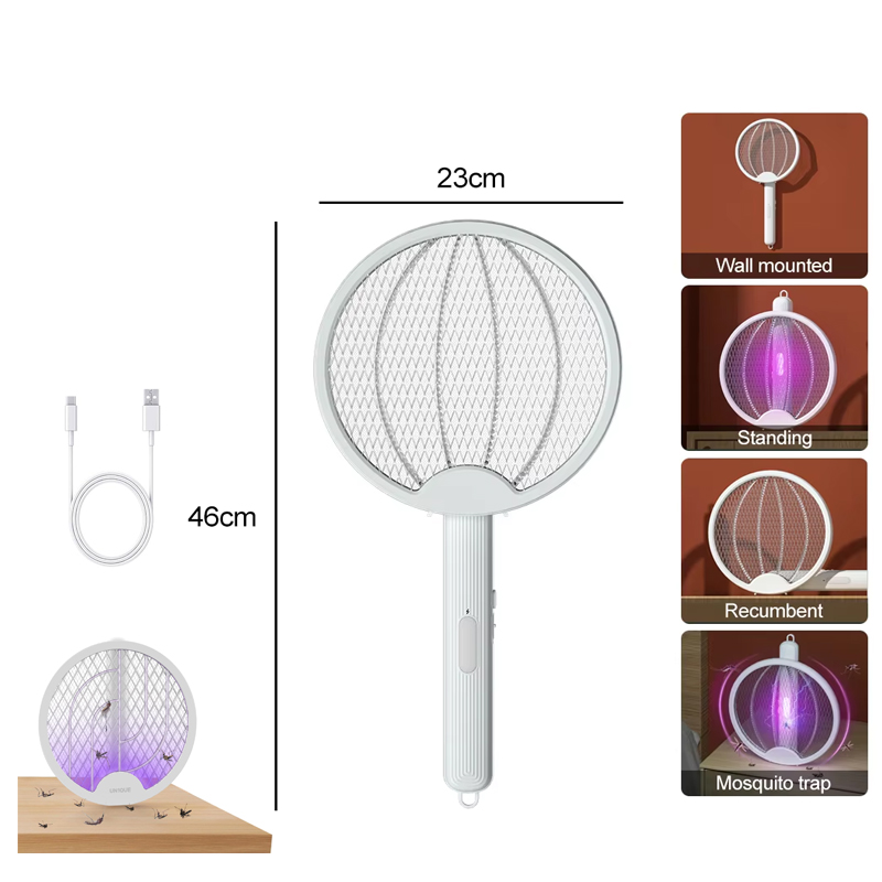 Rechargeable Electric Mosquito Swatter Racket