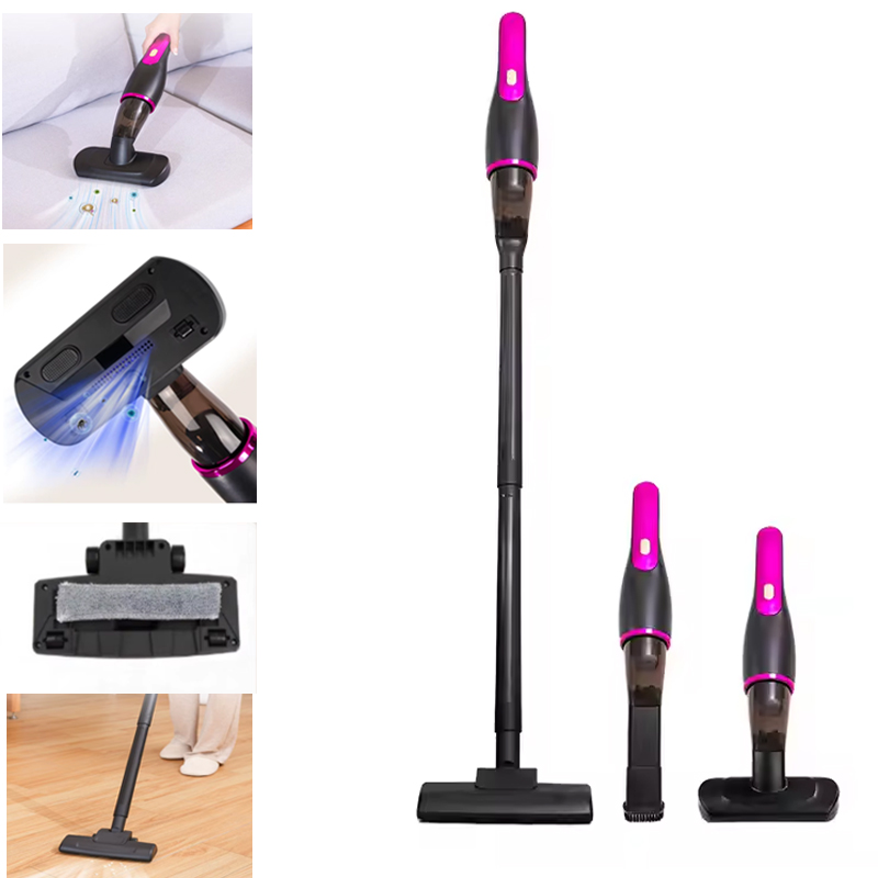 3-in-1 Handheld Wireless Vacuum Cleaner – 100W -Multiple Attachments