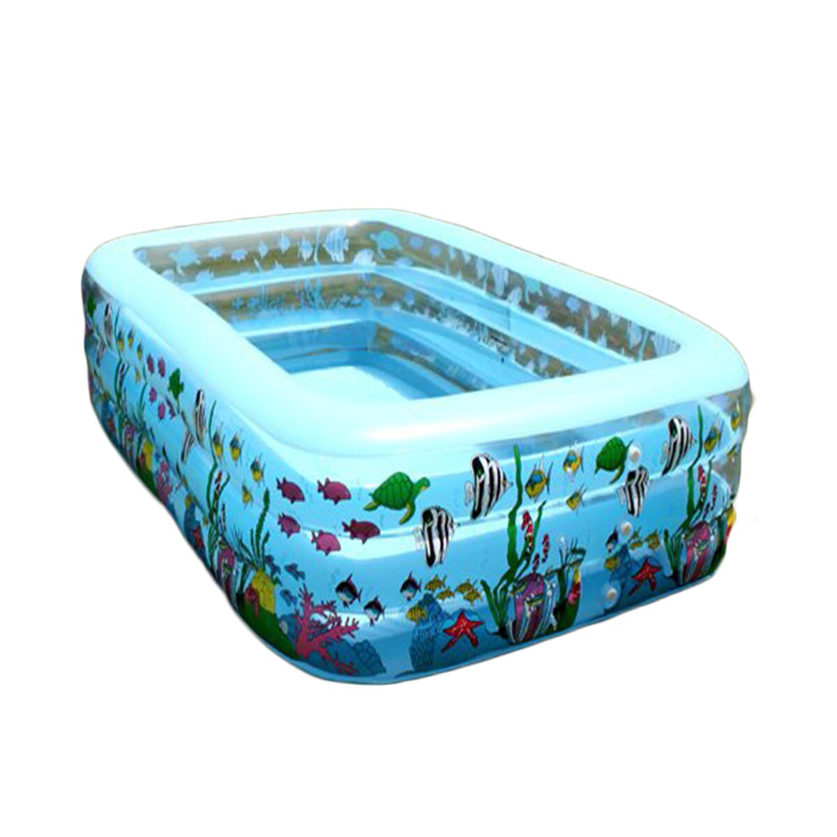 Inflatable Family Swimming Pool – Ocean Print