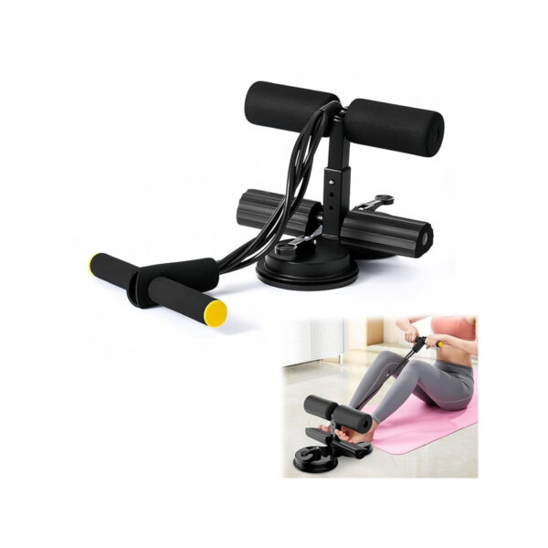 Portable Ab Trainer with Suction Cup – Sit-Up Aid for Home Workouts, Core Strength, and Lumbar Support