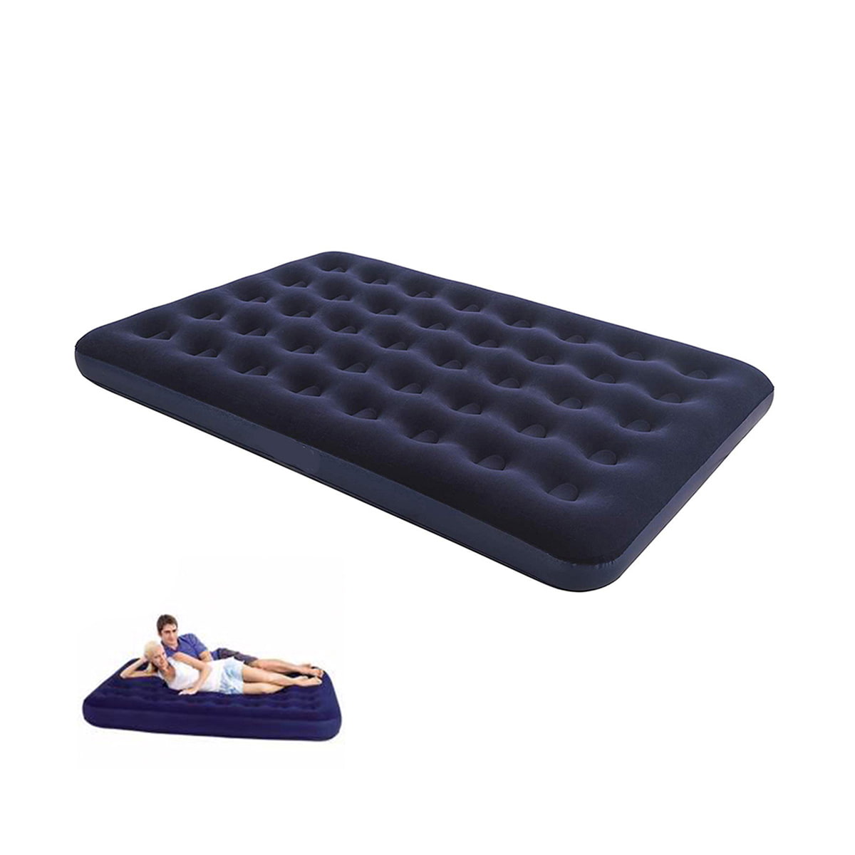 Flocked Air Bed – Portable Inflatable Mattress for Camping & Home