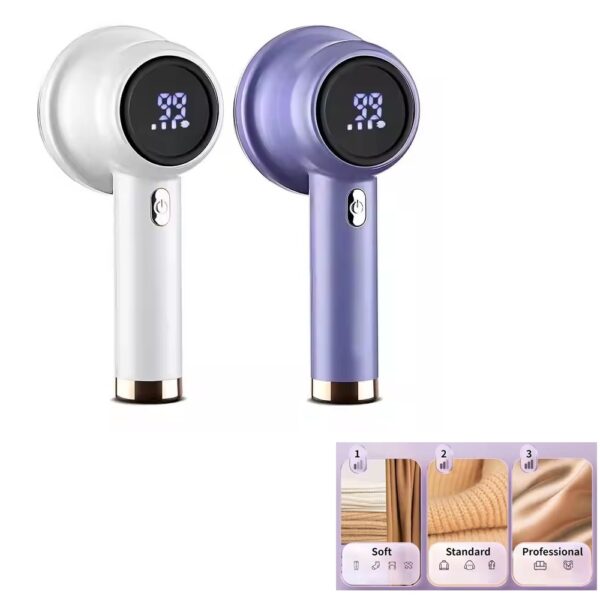 Rechargeable 3-Mode LED Lint Remover