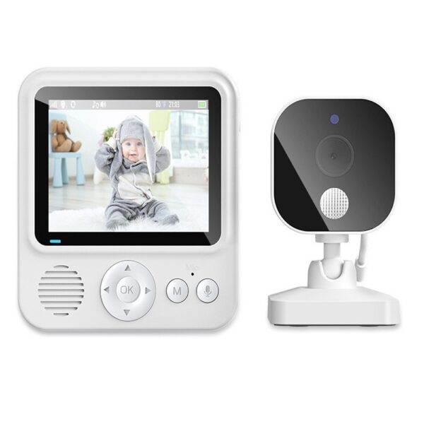 2.4G Wireless HD 1080P Baby Monitor with Night Vision, 5-Inch Display & Two-Way Audio – Video Baby Monitor for Home Security & Baby Care
